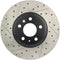 StopTech Power Slot 09-10 Audi A4/A4 Quattro / 08-10 A5 / 10 S4 Front Right Drilled & Slotted Rotor