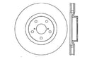 StopTech 5/93-98 Toyota Supra Turbo Right Front Slotted & Drilled Rotor