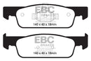 EBC 2016-2017 Smart Fortwo 0.9L Turbo Greenstuff Front Brake Pads
