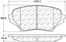 StopTech Performance 06-08 Mazda Miata MX-5 Front Brake Pads