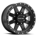 Raceline 935B Defender 15x8in / 5x114.3 BP / -24mm Offset / 83.82mm Bore - Satin Black Wheel