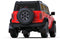 Rally Armor 21-22 Ford Bronco (Plstc Bmpr - NO Rptr/Sprt - NO RR/RB) Blk Mud Flap w/Met. Blk Logo