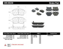 StopTech Performance 00-05 Celica GT-S Rear Brake Pads