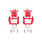 Power Stop 01-03 Acura CL Rear Red Calipers w/Brackets - Pair