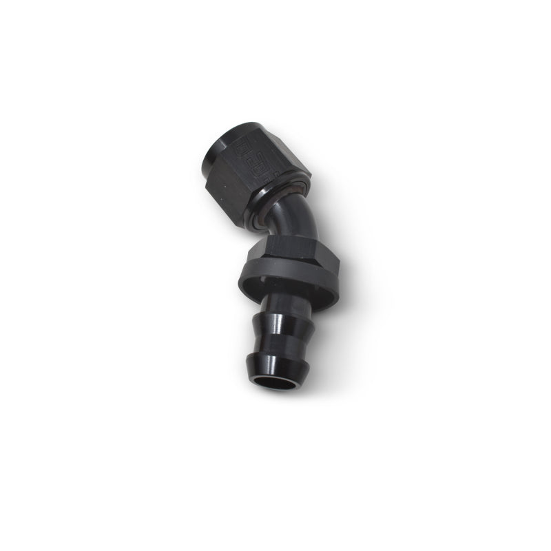 Russell Performance -10 AN Twist-Lok 45 Degree Hose End (Black)