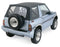 Rampage 1986-1994 Suzuki Samurai Soft Top OEM Replacement - Black Denim