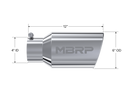 MBRP Universal Tip 6 O.D. Angled Rolled End 4 inlet 12 length