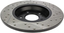 StopTech Power Slot 09-10 Audi A4/A4 Quattro / 08-10 A5 / 10 S4 Rear Right Drilled & Slotted Rotor