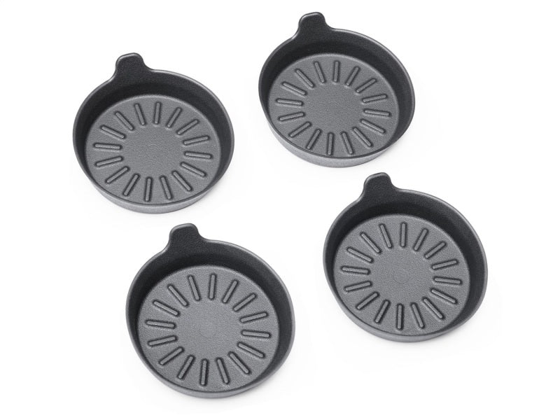 WeatherTech Car Coasters Set of 4 Black - 2 Small 2 Large