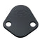 Ford Racing Fuel Pump Block Off Plate - Black Crinkle Finish w/ Ford Oval