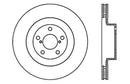 StopTech 02-10 Subaru WRX Slotted & Drilled Right Front Rotor (exc. STi)