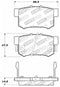 StopTech Street Touring 00-09 Honda S2000 / 92-07 Accord / 04-10 TSX Rear Brake Pads