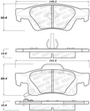 StopTech Street Brake Pads - Rear