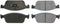 StopTech Performance 15-17 Lincoln MKC Front Brake Pads