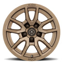 ICON Vector 5 17x8.5 5x150 25mm Offset 5.75in BS 110.1mm Bore Bronze Wheel