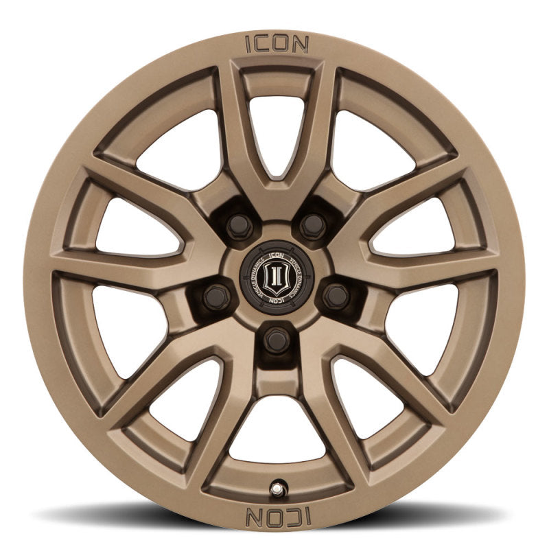 ICON Vector 5 17x8.5 5x150 25mm Offset 5.75in BS 110.1mm Bore Bronze Wheel