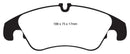 EBC 11 Audi A6 2.0 Turbo Redstuff Front Brake Pads