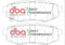DBA 11+ Subaru Legacy GT SP500 Rear Brake Pads