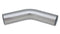 Vibrant 3in O.D. Universal Aluminum Tubing (45 degree bend) - Polished