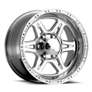 Raceline 886 Renegade 16x8in / 6x139.7 BP / 0mm Offset / 107.95mm Bore - Polished Wheel