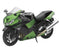 New Ray Toys Kawasaki ZX-14 Street Bike (Green) Scale/ - 1:12