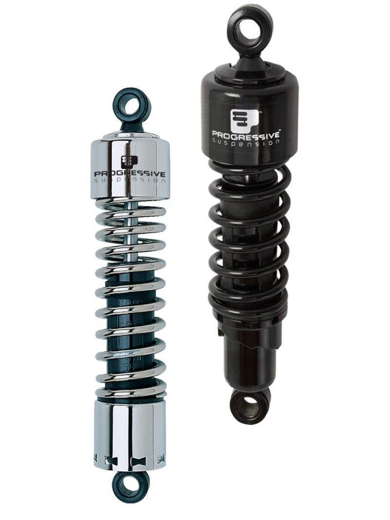 Progressive Harley 412 Series Shocks 14.25in - Black