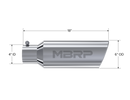 MBRP Universal Tip 6in OD Rolled End 4in Inlet 18in Length T304