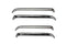 AVS 89-96 Buick Century Ventshade Front & Rear Window Deflectors 4pc - Stainless