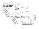 Momentum GT Red Edition Cold Air Intake System w/ Pro DRY S Filter Toyota FJ Cruiser 07-23 V6-4.0L
