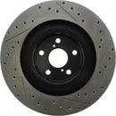 StopTech 13-18 Lexus GS350 Slotted & Drilled Front Right Rotor