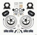 Wilwood Forged Dynalite-M Front Kit 11.30in 1 PC Rotor&Hub 1970-1973 Mustang Disc & Drum Spindle