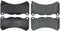 StopTech 08-14 Lexus IS Street Select Front Brake Pads