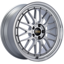 BBS LM 19x8.5 5x112 ET48 Diamond Silver Center Diamond Cut Lip Wheel -82mm PFS/Clip Required