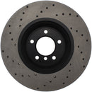 StopTech 07-10 BMW 335i Cross Drilled Left Front Rotor