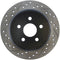 StopTech 03-09 Chrysler PTCruiser Tur / 03-05 Dodge Neon SRT-4 Rear Right Slotted & Drilled Rotor