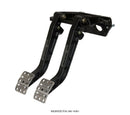 Wilwood Adjustable-Tandem Dual Pedal - Brake / Clutch - Fwd. Swing Mount - 7.0:1 - Black E-Coat