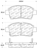 StopTech Performance 00-05 Celica GT-S Rear Brake Pads