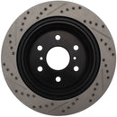 StopTech 05-10 GMC Sierra (w/ Rear Drum) / 07-09 GMC Yukon Rear Right Slotted & Drilled Rotor