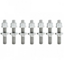 BLOX Racing SUS303 Stainless Steel Exhaust Manifold Stud Kit M8 x 1.25mm 45mm in Length - 7-piece