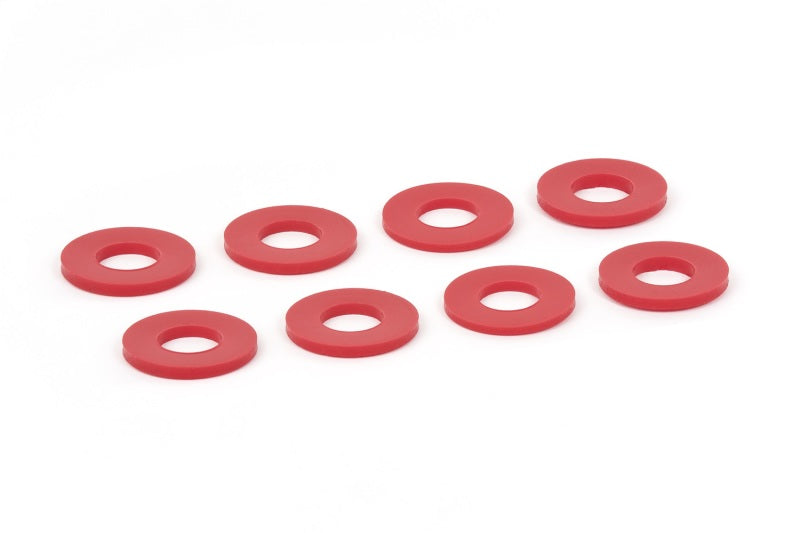 Daystar D-Ring Shackle Washers Set of 8 Red