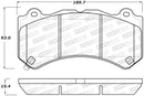 StopTech Street Brake Pads - Front