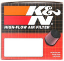 K&N Filter Universal Rubber Filter 2 inch Flange 3 1/8 inch Base, 2 inch Top, 3 inch Height