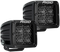 Rigid Industries D Series PRO Midnight Edition - Spot - Diffused - Pair