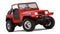 Bushwacker 87-95 Jeep Wrangler Flat Style Flares 4pc Excludes Renegade - Black