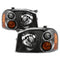 xTune 01-04 Nissan Frontier OEM Headlights - Black (HD-JH-NF01-AM-BK)