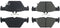 StopTech 16-21 WRX Street Brake Pads - Rear