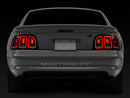 Raxiom 96-98 Ford Mustang Icon LED Tail Lights- Black Housing (Smoked Lens)