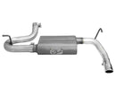 aFe Scorpion 2-1/2in Alum Steel Axle-Back Exhaust w/Polished Tip 07-18 Jeep Wrangler JK V6-3.6/3.8L