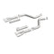 MagnaFlow Axle-Back, SS, 3in, Quad Split Rear 3.5 Tips 2015 Dodge Challenger incl SRT Hellcat