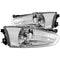 ANZO 1997-2002 Mitsubishi Mirage Crystal Headlights Chrome